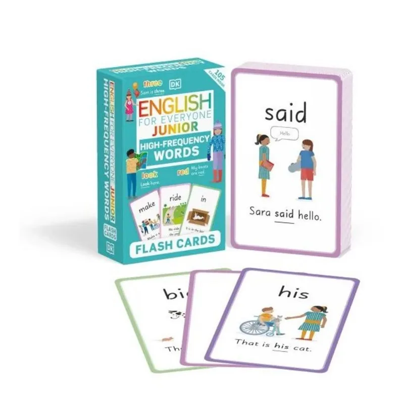 ENGLISH FOR EVERYONE JUNIOR HIGH-FREQUENCY WORDS FLASH CARDS