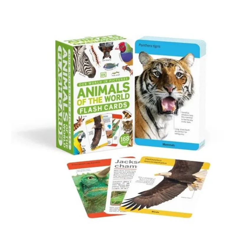 OUR WORLD IN PICTURES ANIMALS OF THE WORLD FLASH CARDS