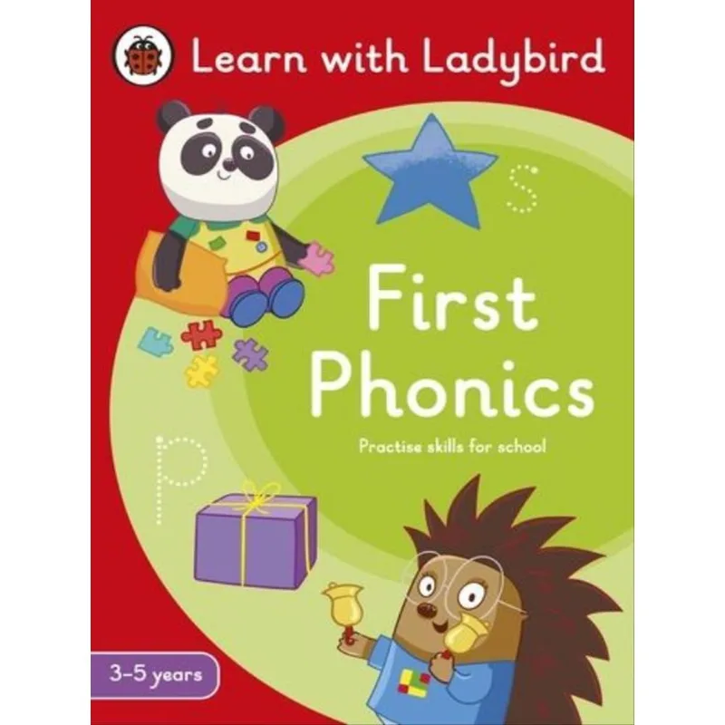 FIRST PHONICS - A LEARN WITH LADYBIRD ACTIVITY BOOK 3-5 YEARS