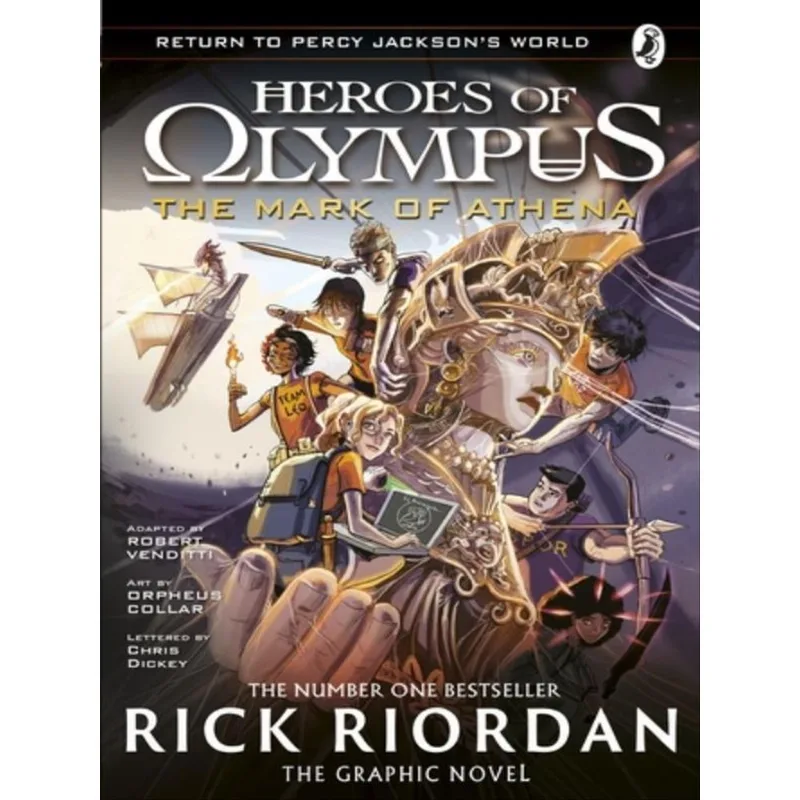 THE MARK OF ATHENA - THE GRAPHIC NOVEL - HEROES OF OLYMPUS - BOOK 3