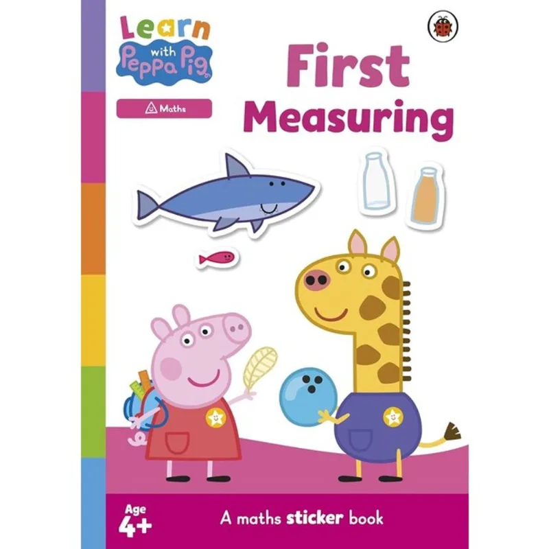 LEARN WITH PEPPA - FIRST MEASURING STICKER ACTIVITY BOOK