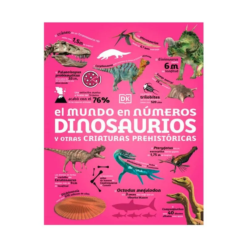 El mundo en números: dinosaurios y otras criaturas prehistóricas