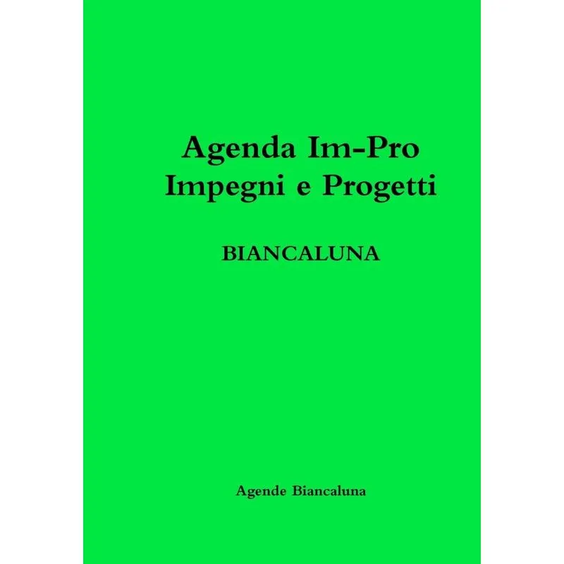 Agenda Im-Pro BIANCALUNA
