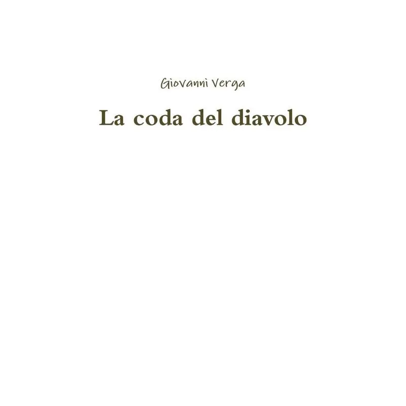 La coda del diavolo