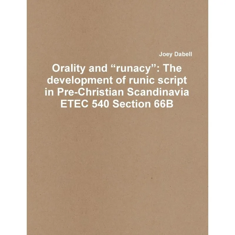 Orality and runacy
