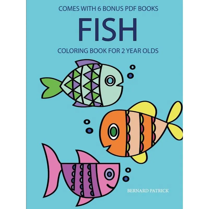Coloring Books for 2 Year Olds (Fish)