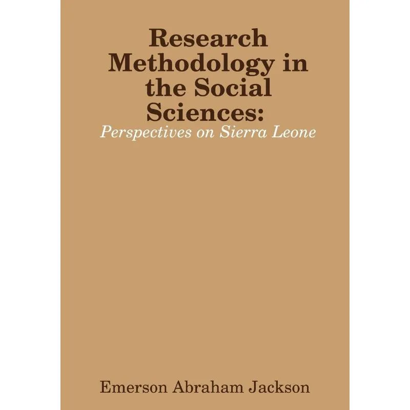 Research Methodology in the social sciences