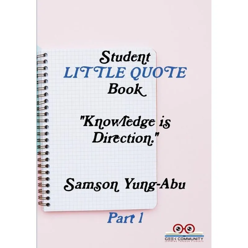 Student little quote book Part 1