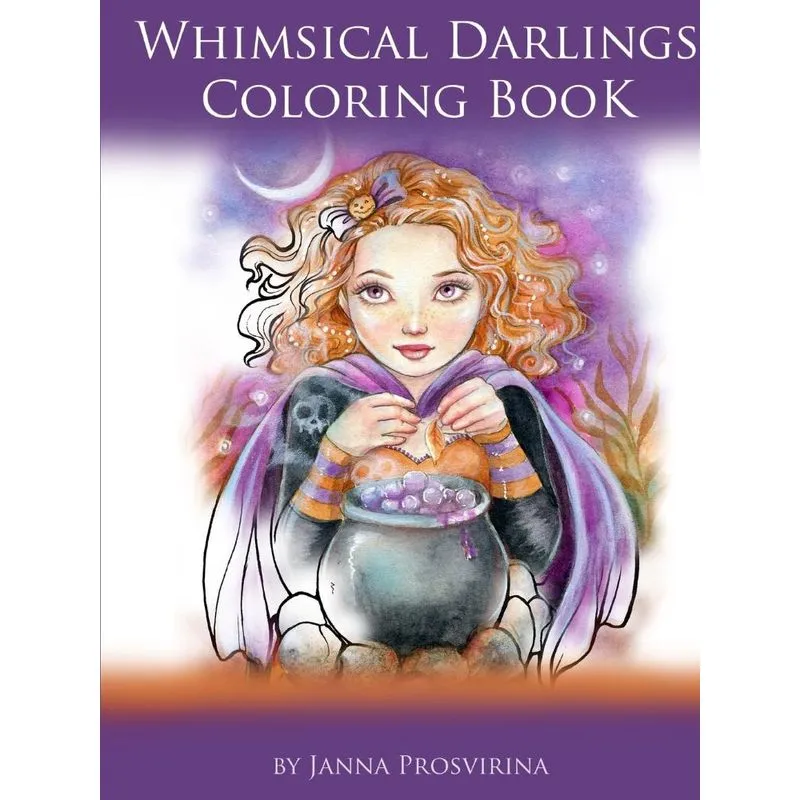Whimsical Darlings Coloring Book