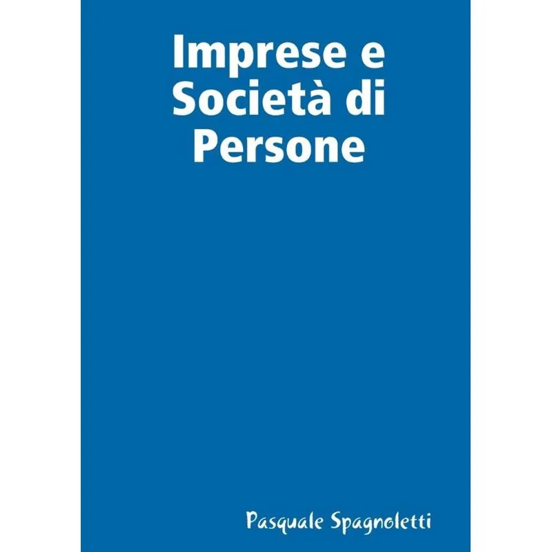 Imprese e Società di Persone