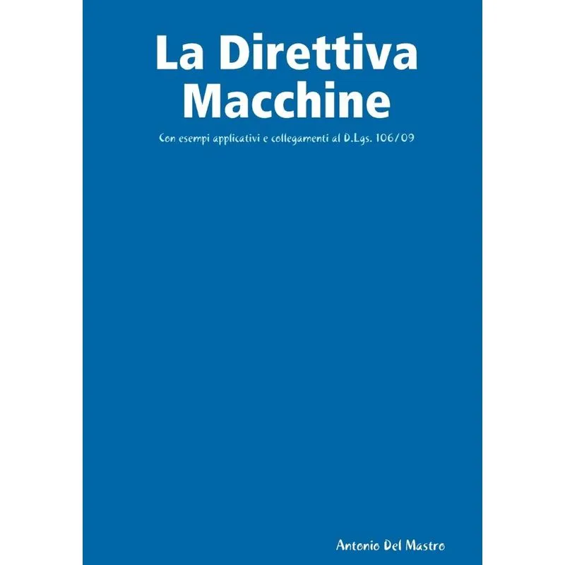 La Direttiva Macchine