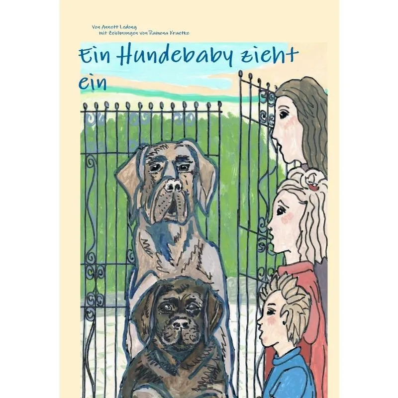 Ein Hundebaby zieht ein