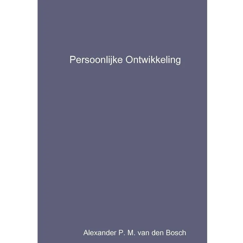 Persoonlijke Ontwikkeling