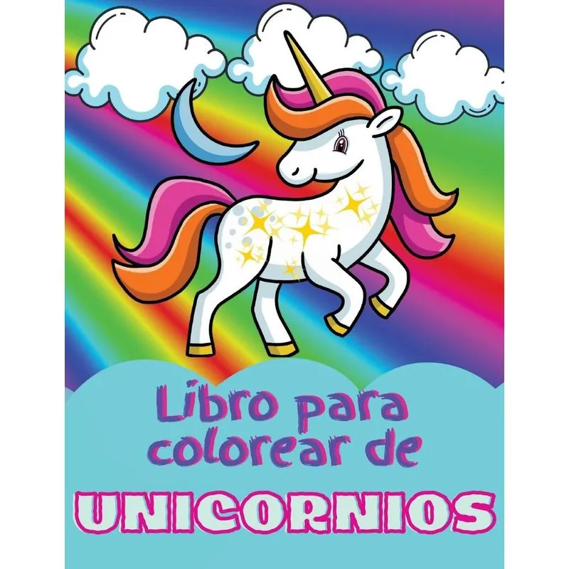 Libro para colorear de unicornios