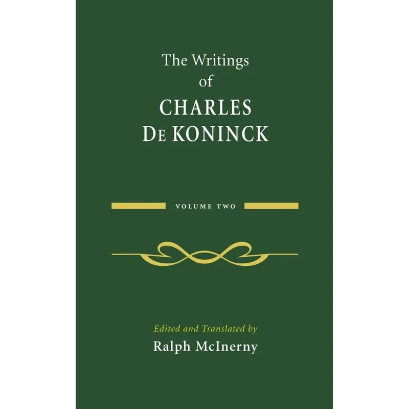 The Writings of Charles De Koninck