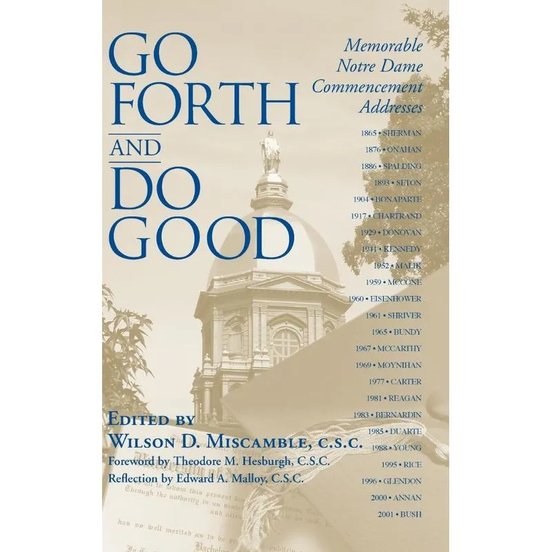 Go Forth and Do Good