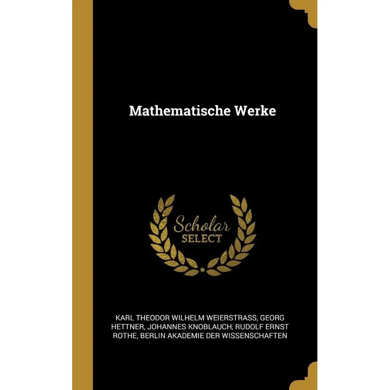 Mathematische Werke