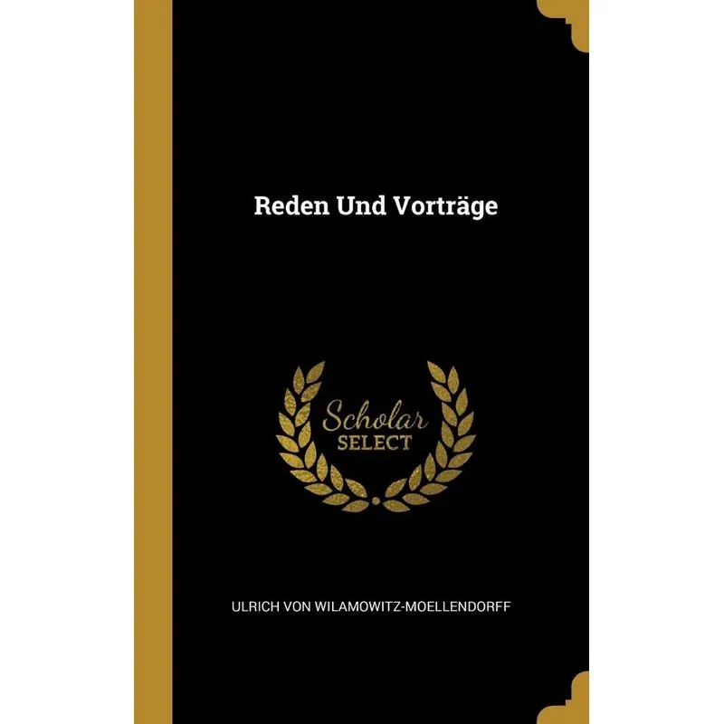 Reden Und Vorträge