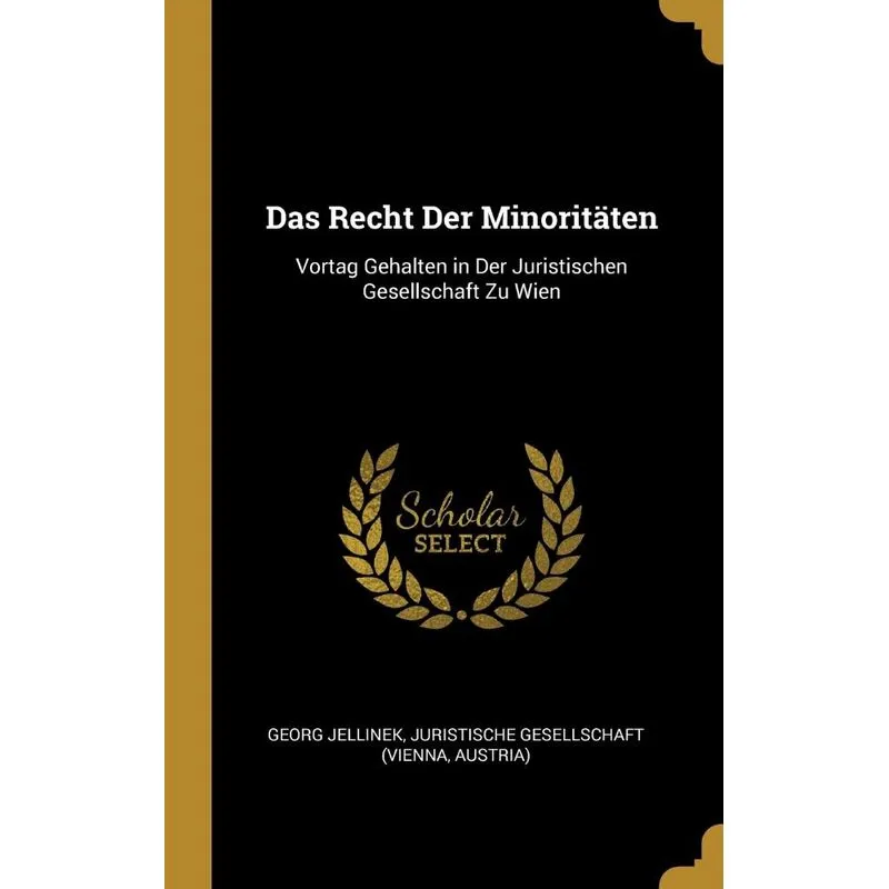 Das Recht Der Minoritäten
