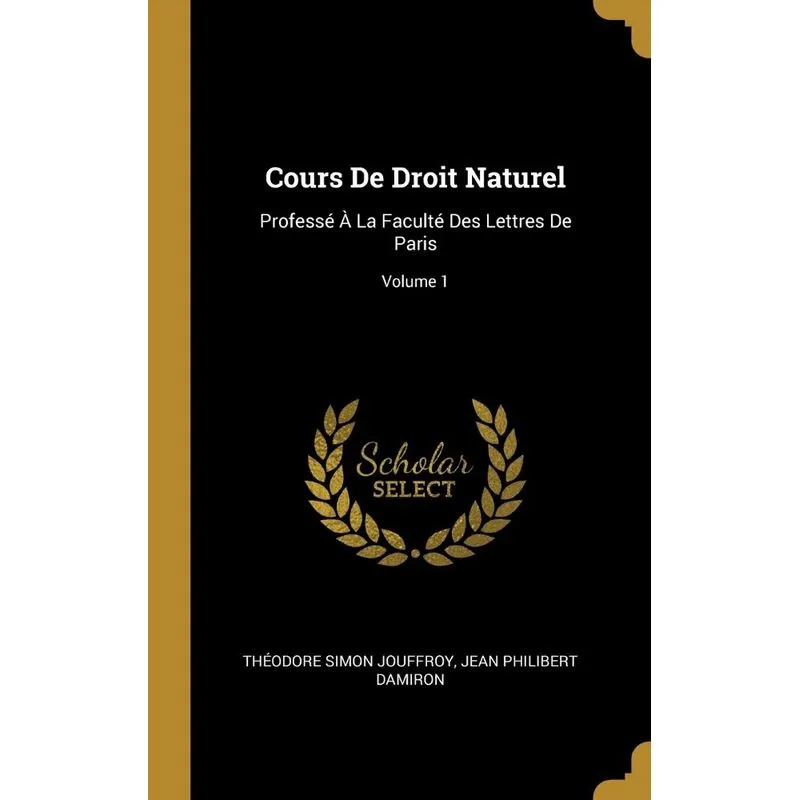 Cours De Droit Naturel