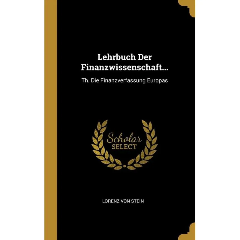 Lehrbuch Der Finanzwissenschaft...