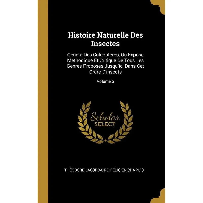 Histoire Naturelle Des Insectes