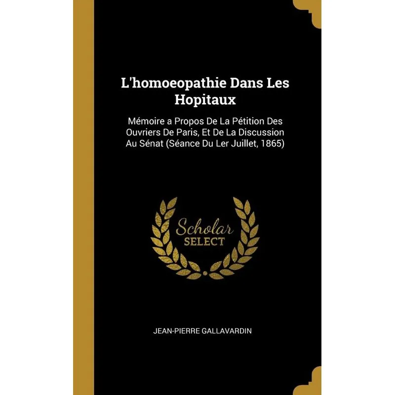 Lhomoeopathie Dans Les Hopitaux