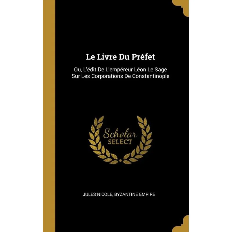 Le Livre Du Préfet