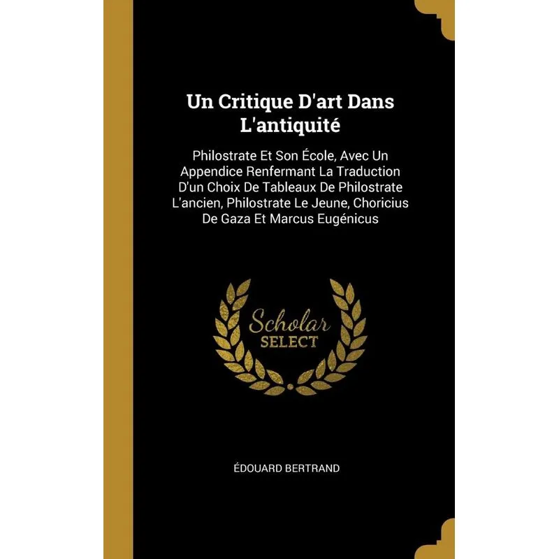Un Critique Dart Dans Lantiquité