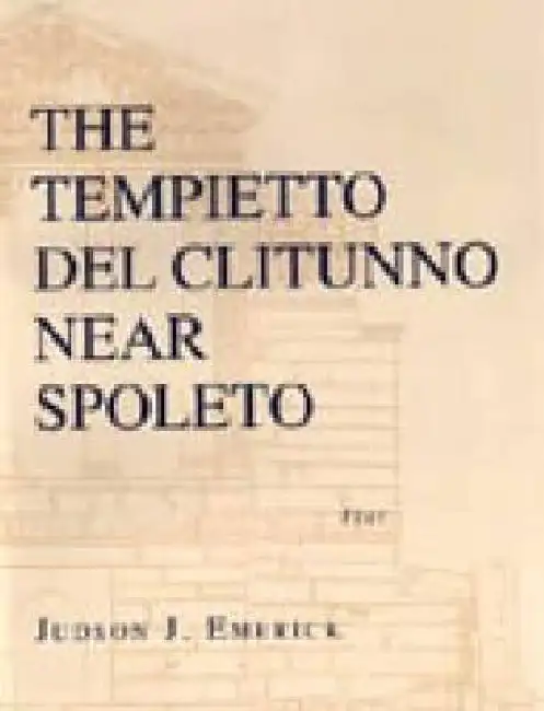 The Tempietto del Clitunno Near Spoleto Hardcover