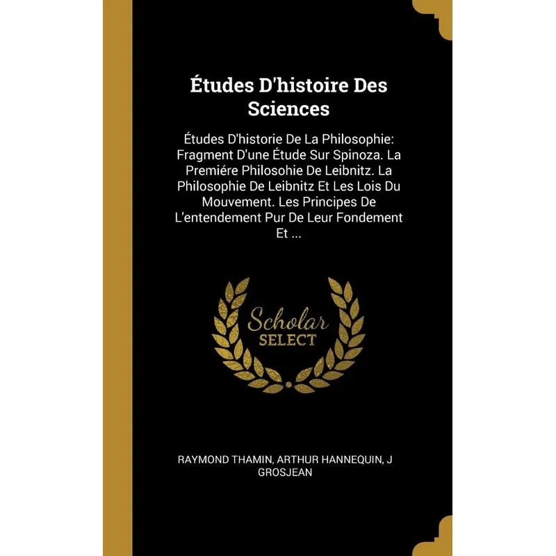 Études Dhistoire Des Sciences