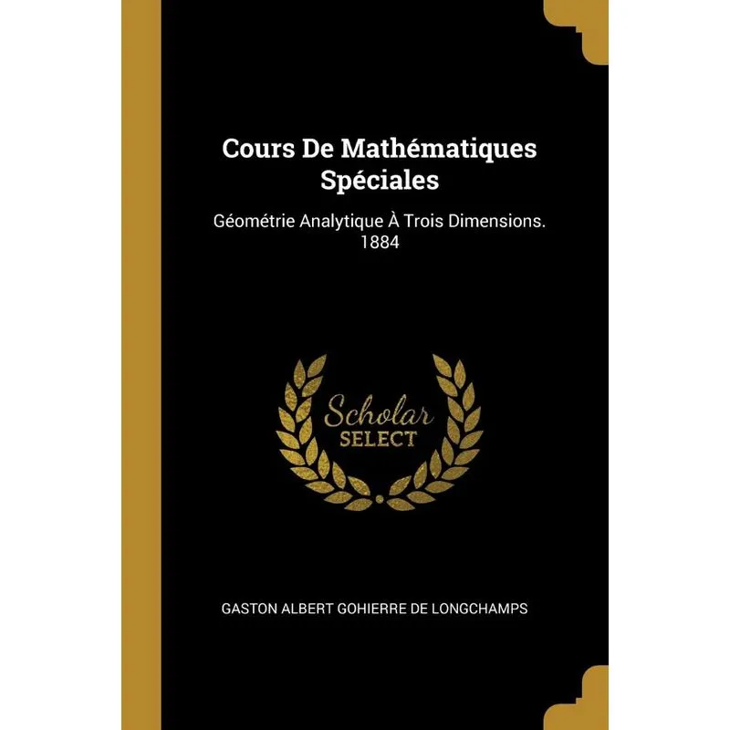 Cours De Mathématiques Spéciales