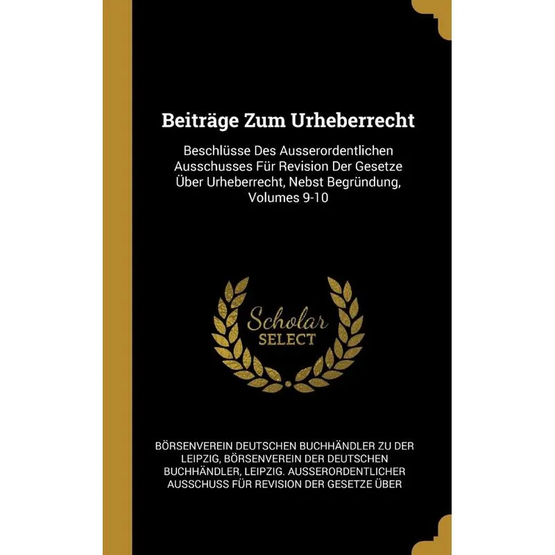 Beiträge Zum Urheberrecht