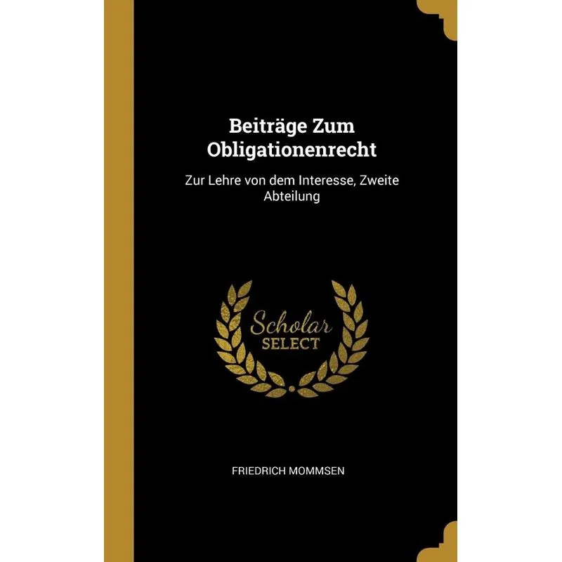 Beiträge Zum Obligationenrecht