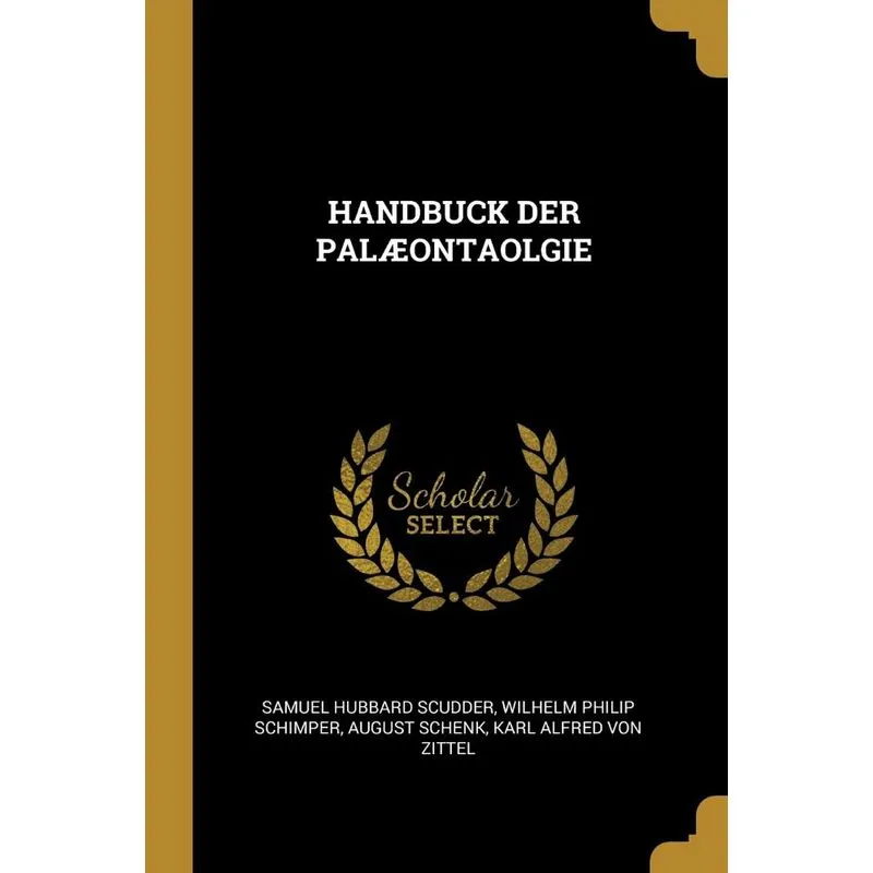 HANDBUCK DER PALÆONTAOLGIE
