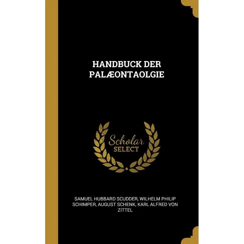 HANDBUCK DER PALÆONTAOLGIE