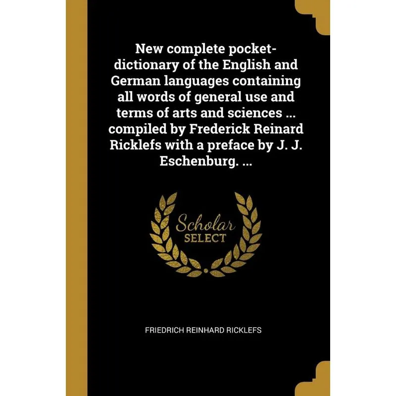 New complete pocket-dictionary of the English and German la