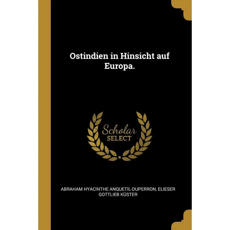 Ostindien in Hinsicht auf Europa.