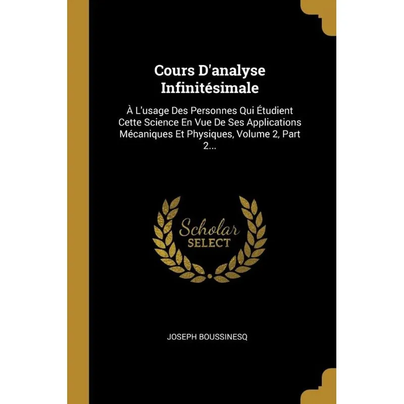 Cours Danalyse Infinitésimale