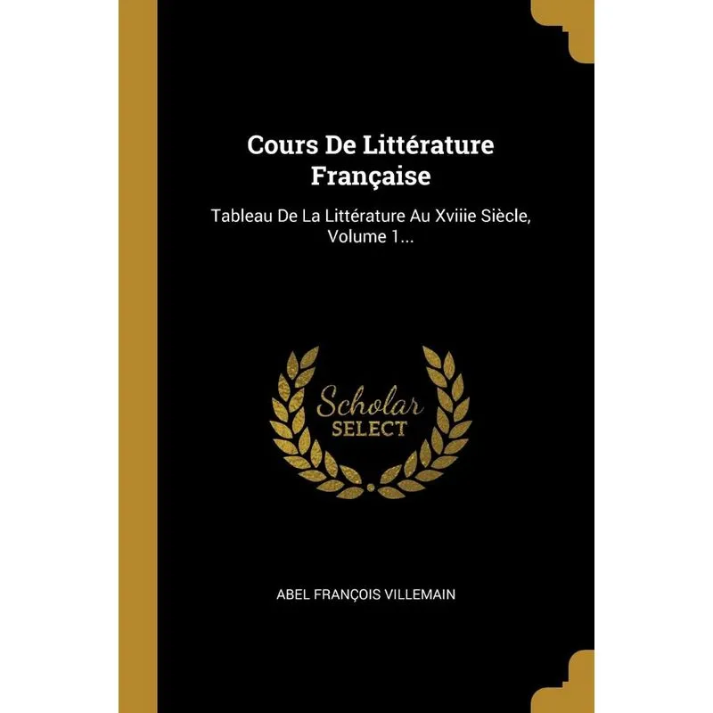 Cours De Littérature Française