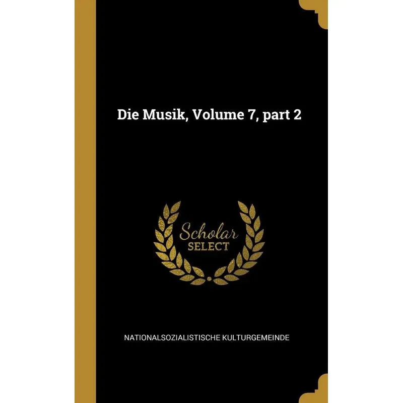 Die Musik, Volume 7, part 2