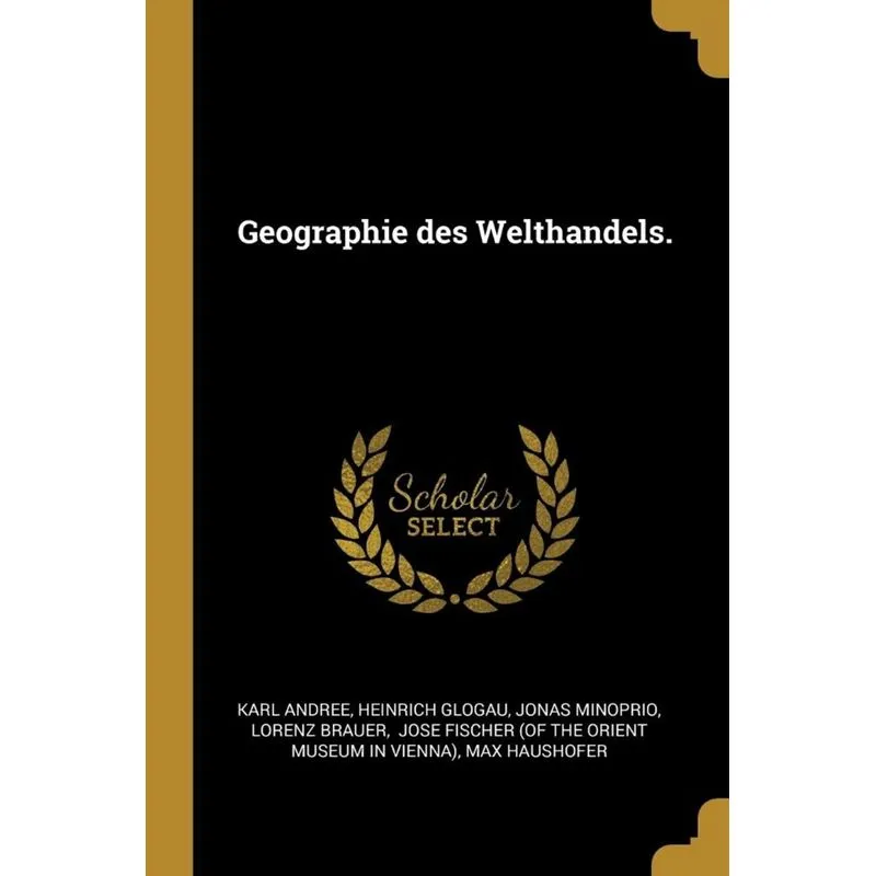 Geographie des Welthandels.
