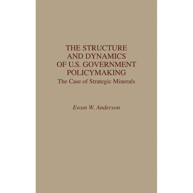 The Structure and Dynamics of U.S. Government Policymaking