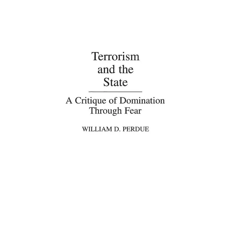 Terrorism and the State