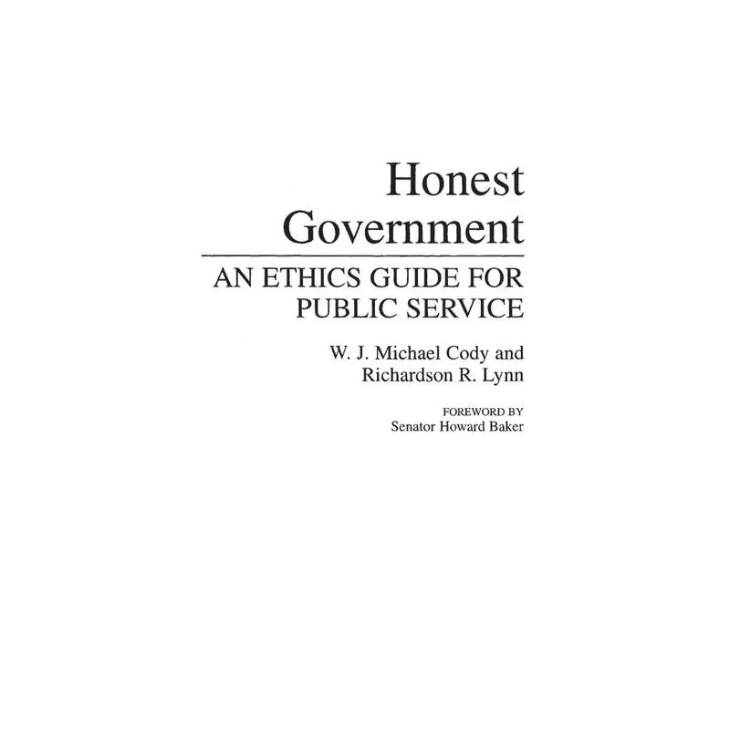 Honest Government