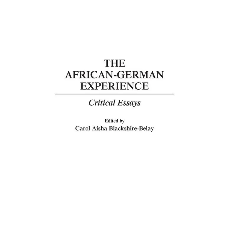 The African-German Experience