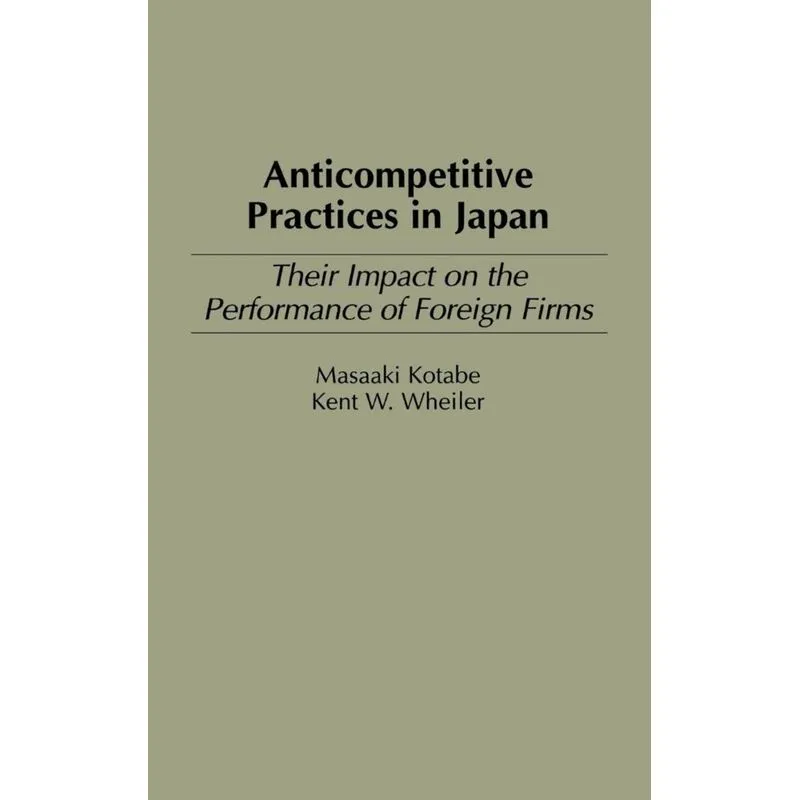 Anticompetitive Practices in Japan