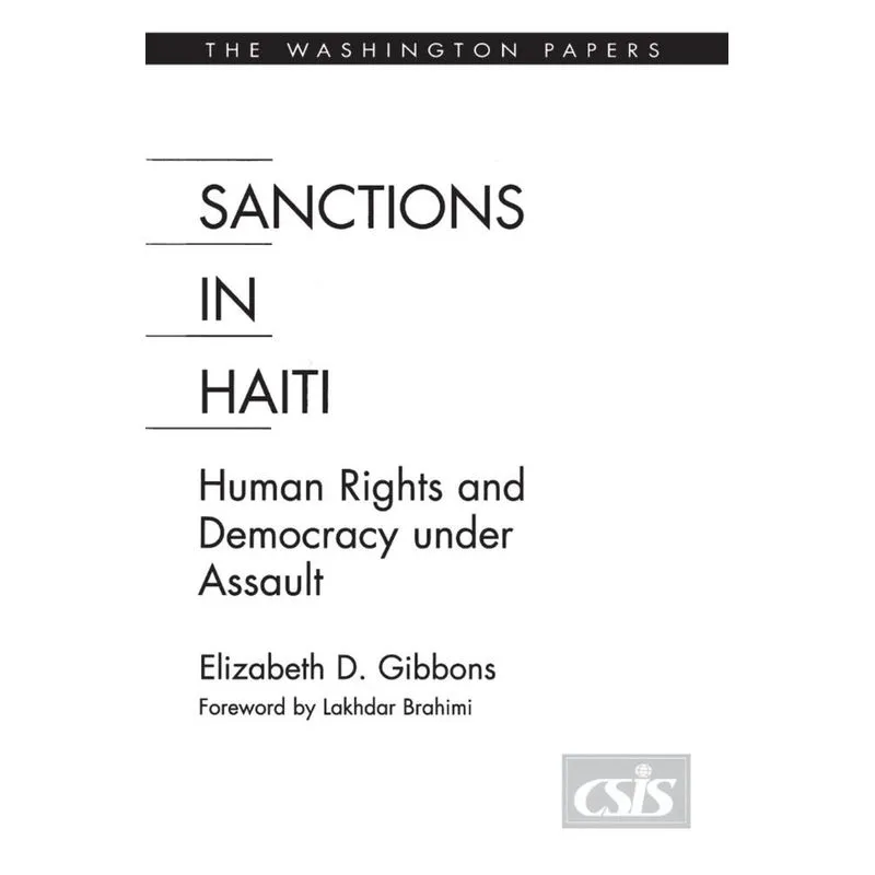 Sanctions In Haiti