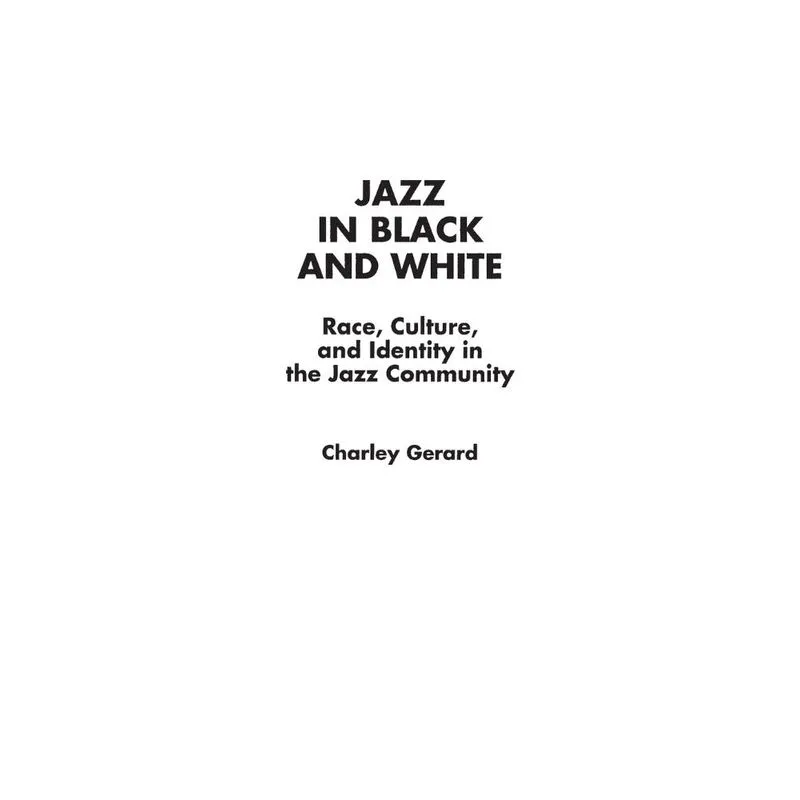 Jazz in Black and White