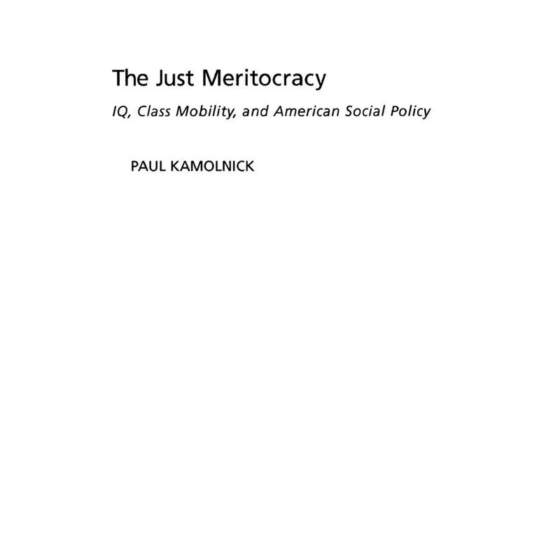 The Just Meritocracy